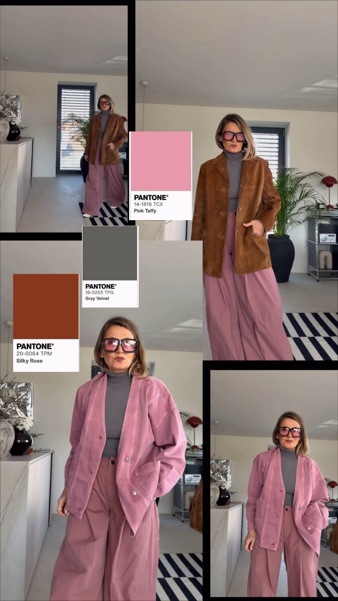 Spring-Color 2026 🤎🌸 mit etwas grau 🩶

Weite Hose mit Canvas-Jacke oder in Wildleder 🤎

#LTKspring #LTKsale #LTKstyletip