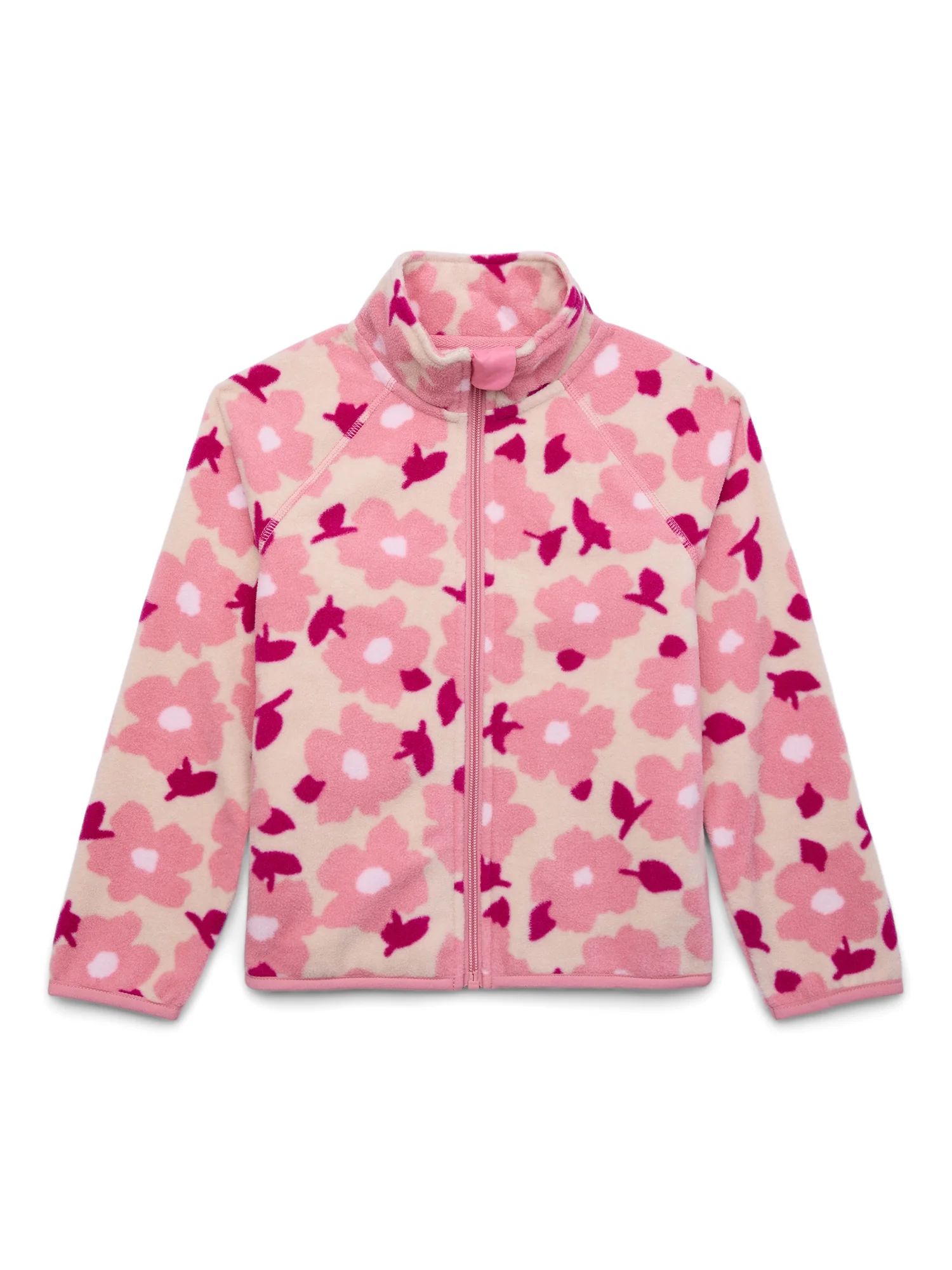 Wonder Nation Girls Microfleece Jacket, Sizes 4-18 - Walmart.com | Walmart (US)