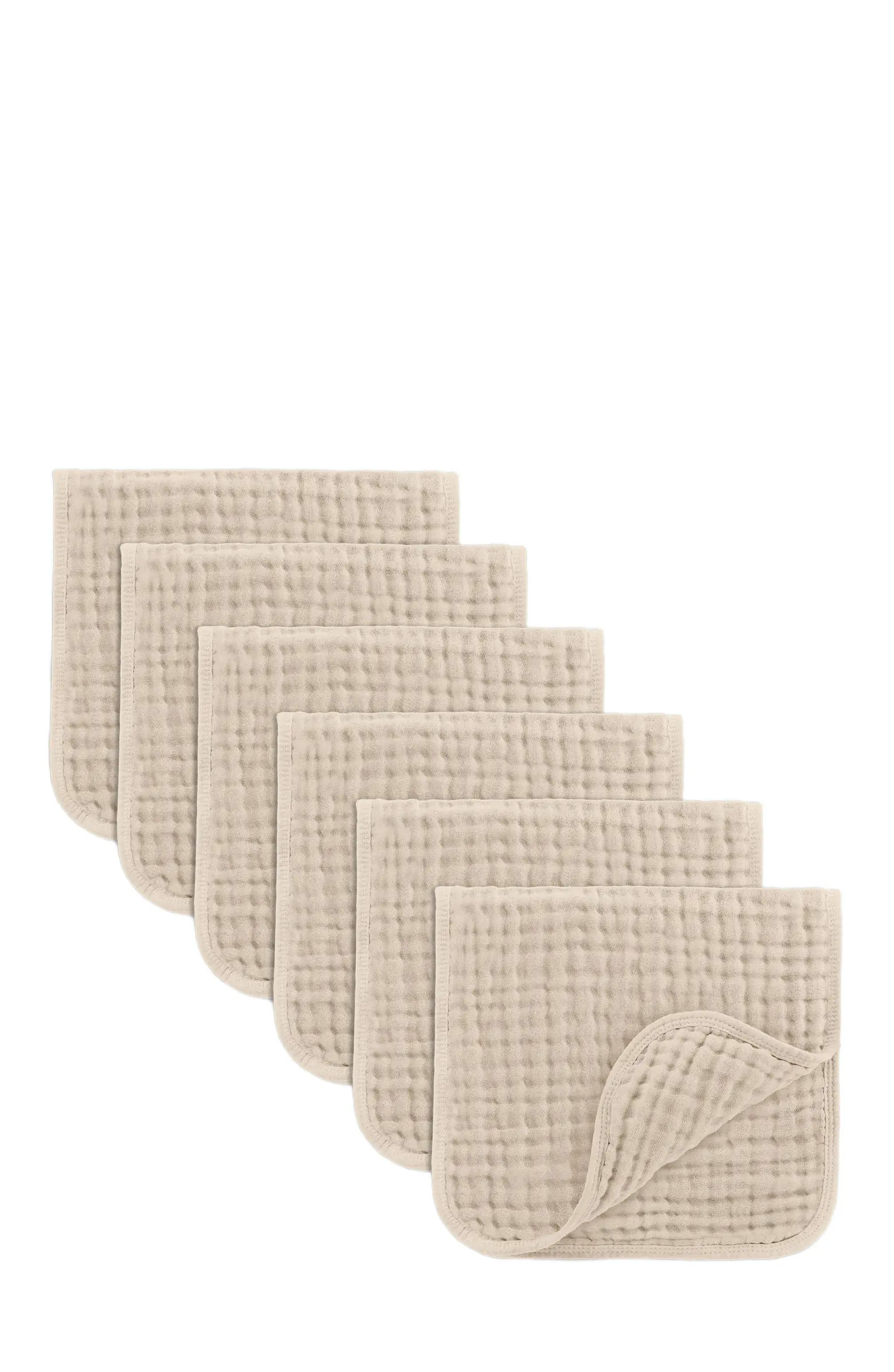 Muslin Burp Cloths - Pack of 6 | Nordstrom