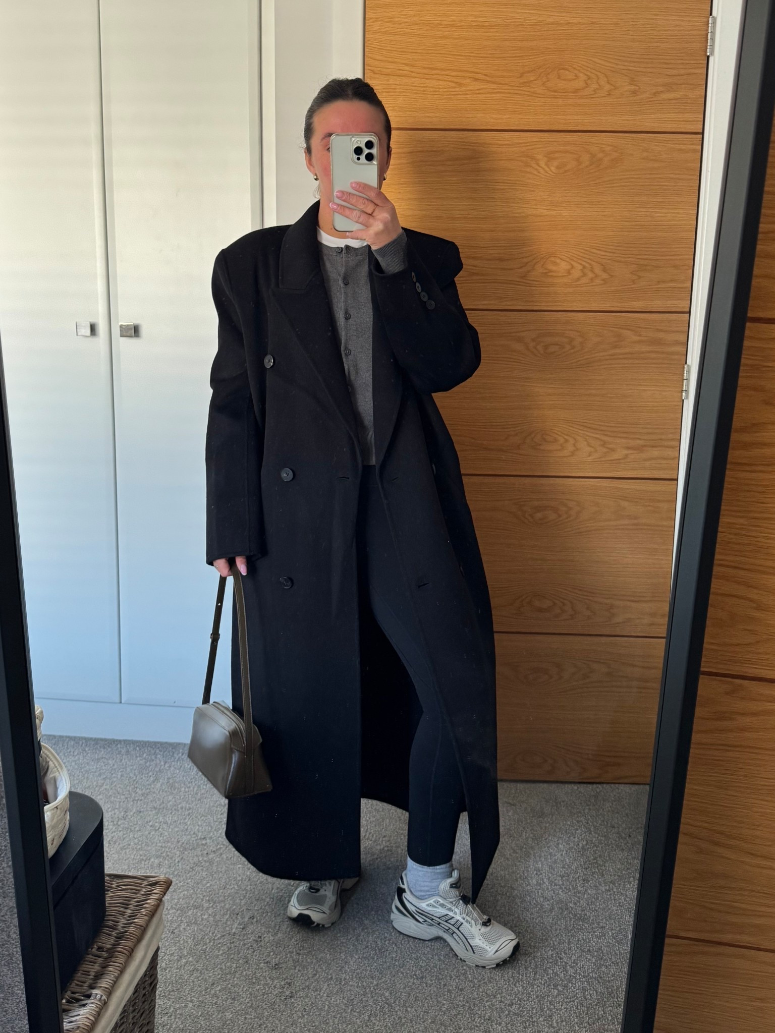 Everyday outfit, oversized coat, knitwear, leggings, asics, running errands 

#LTKFashionMonth #LTKuk #LTKeurope