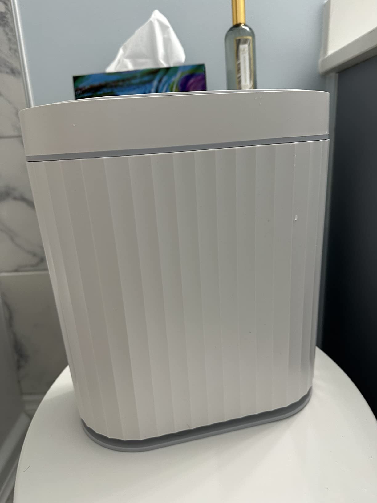 ELPHECO Automatic Motion Sensor Trash Can - 2 Gallon Slimline for Bathroom, Bedroom, Kitchen, Off... | Amazon (CA)