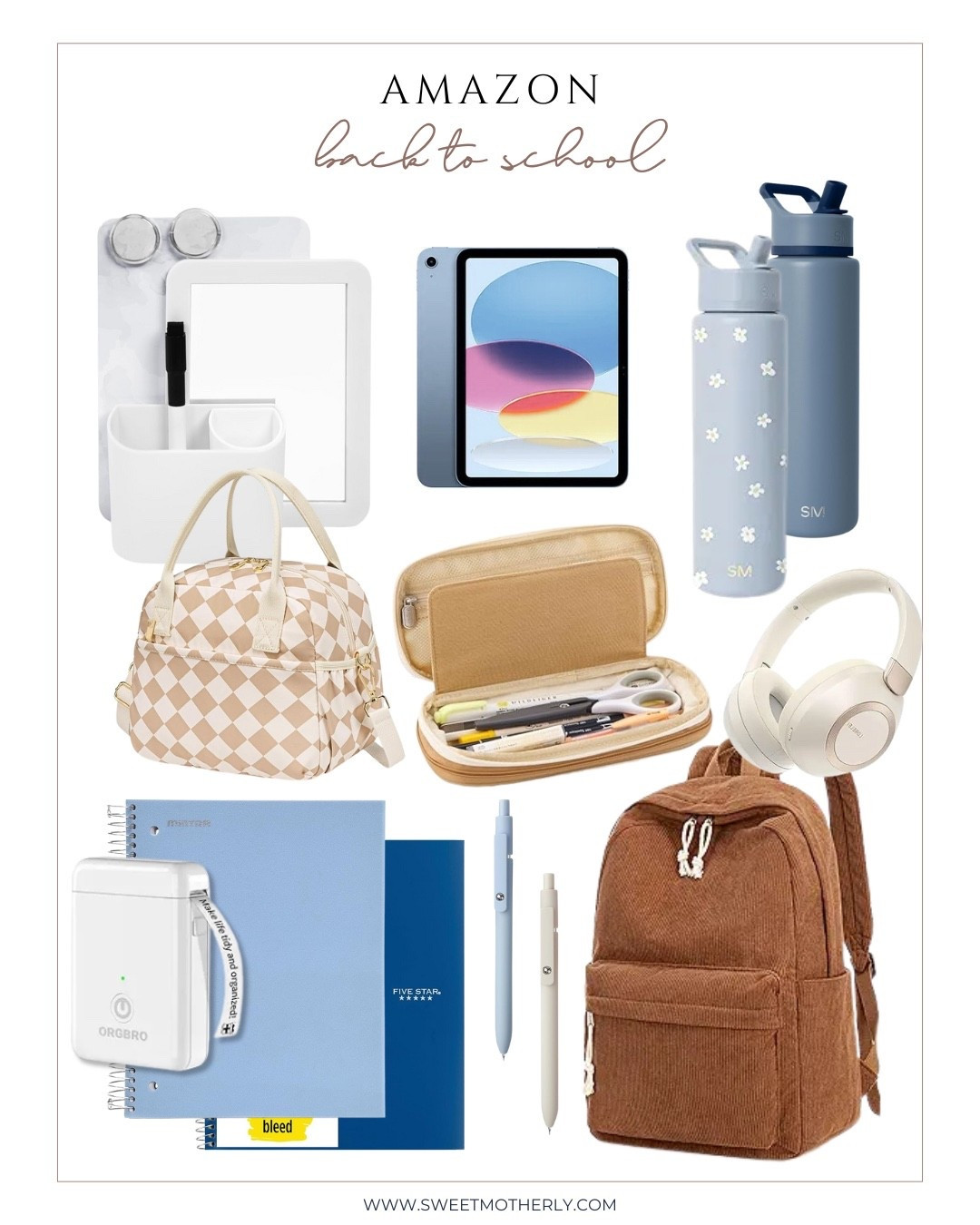 Back-to-school essentials from Amazon to get your student organized and ready to go! From sleek backpacks and water bottles to Five Star notebooks, wireless headphones, and tablet must-haves—these picks make school days smoother. Shop tech supplies, high-school supplies, and productivity tools all in one click.

#LTKSeasonal #LTKFindsUnder50 #LTKKids