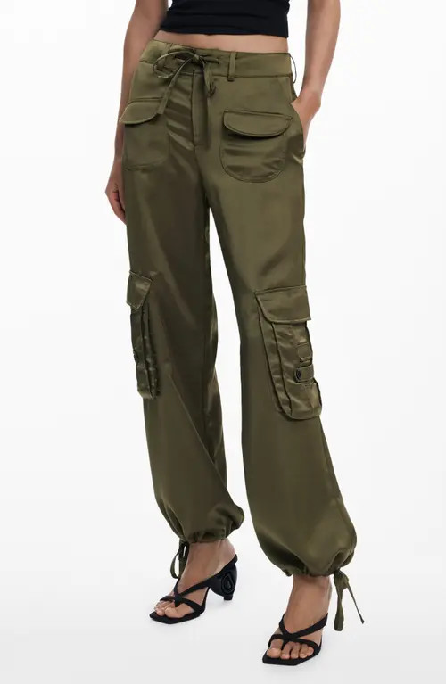 Desigual Cargo Pants in Military Green at Nordstrom, Size X-Small | Nordstrom