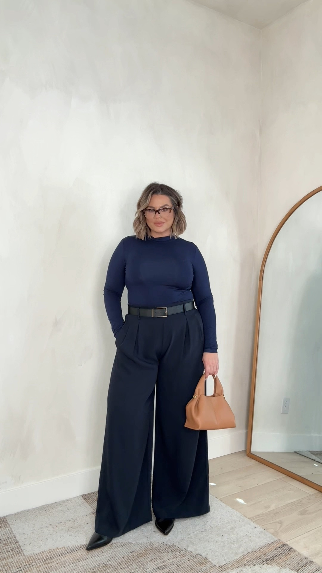 Pants come In lengths ! I’m wearing xl long and I’m 5’5 wearing them with heels great length.  
All tops L 
#amazon #workwear 


#LTKMidsize #LTKWorkwear #LTKTall