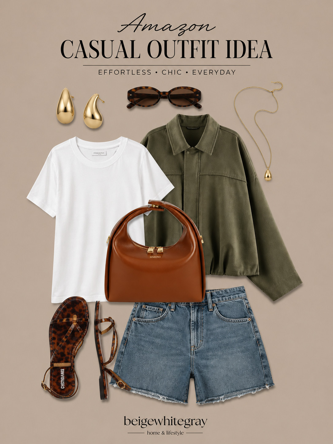 This casual outfit is perfect for an effortless chic look any day of the week. #CasualStyle #AmazonFinds