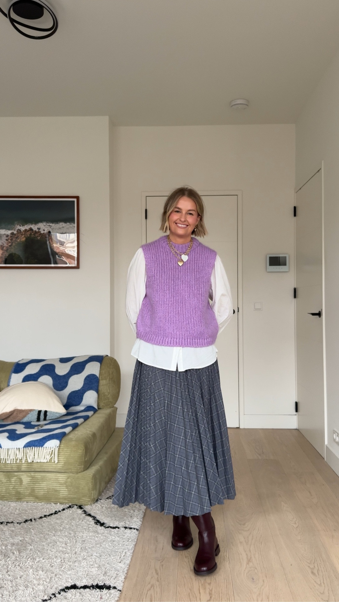 No boring work fits episode 16: colourful layering - and coats!

Skirt: UK10 but runs large so size down
Purple vest: M
Coat: UK12
Boots true to size
Shirt: soft rebels (M)

Office outfits 


#LTKuk #LTKwinter #LTKworkwear