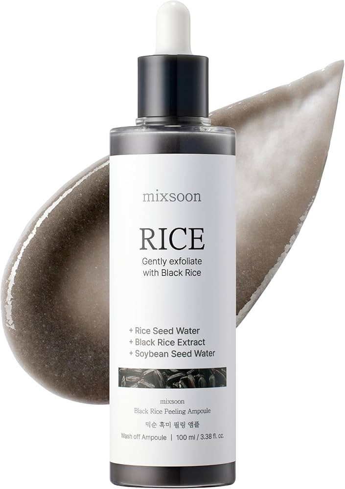 mixsoon Peeling Ampoule - Black rice exfoliant, Gentle Exfoliating Serum for Smooth, Radiant Skin... | Amazon (US)