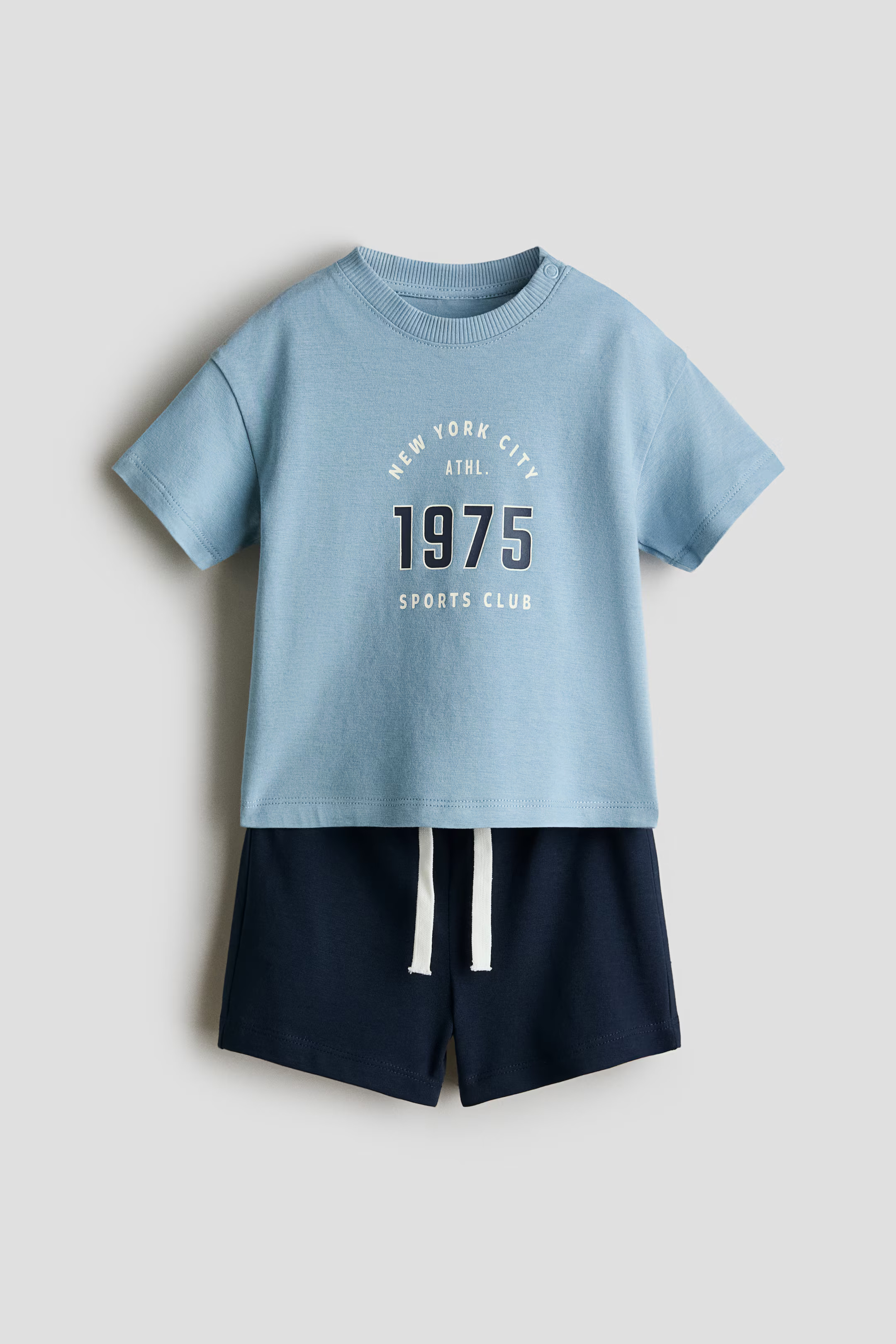 2-piece cotton jersey set | H&M (US + CA)