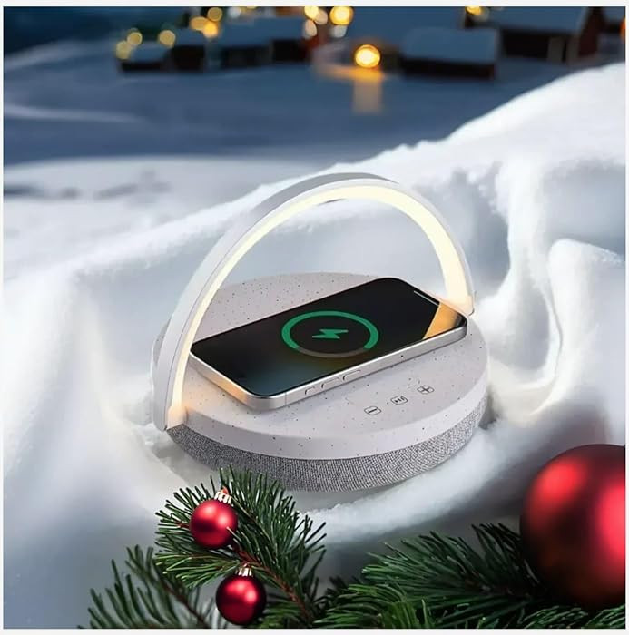 Bedside Lamp with Wireless Charger, Birthday Gifts for Women, 6 in 1 Touch Bedside Lamp, Portable... | Amazon (US)