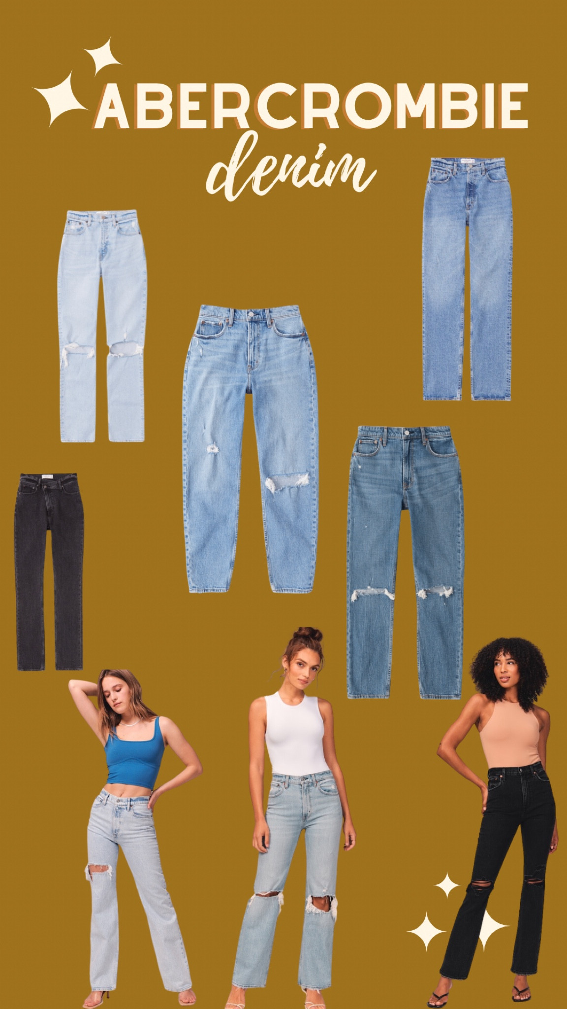 Shop my favorite abercrombie denim! ✨ I’m a size 27 long for reference ✨

#LTKSeasonal #LTKstyletip #LTKsalealert