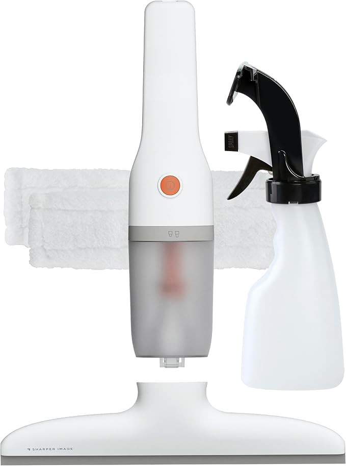 Sharper Image® 2-in-1 Window Vacuum Cleaner Kit – Cordless Squeegee, Spray Bottle, 11" Blade, ... | Amazon (US)