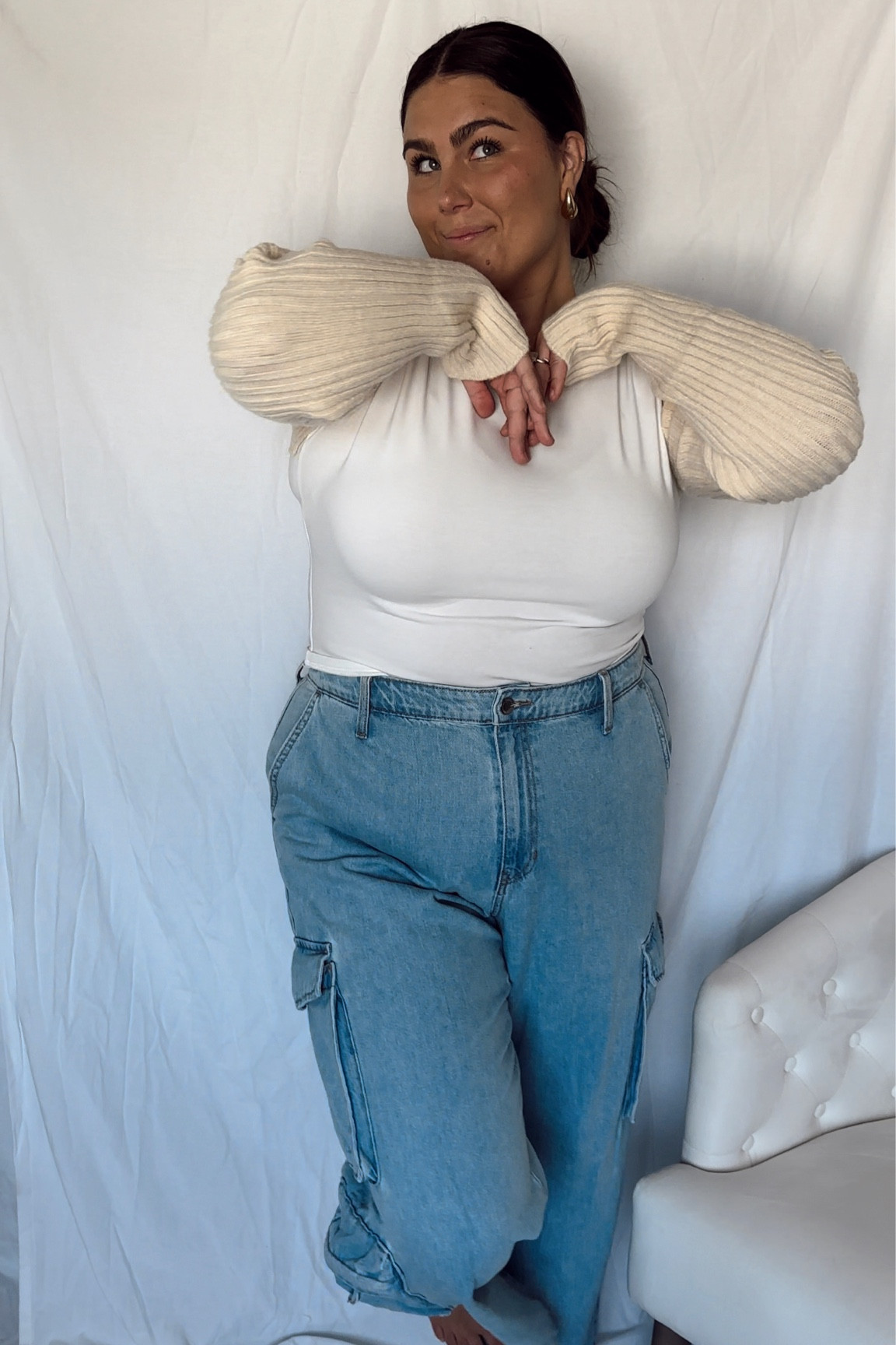 Both tops size 16
Jeans 17 
Use code KAYLEE at checkout for PrincessPoly

#LTKmidsize #LTKcurves #LTKstyletip