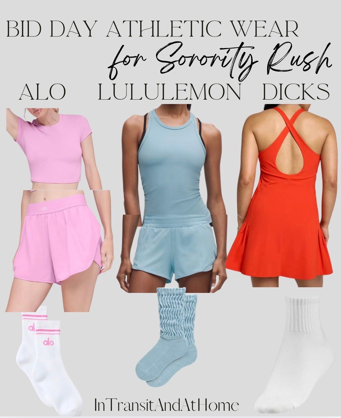 Bid Day Sorority Rush Athletic Wear

#bidday #rushweek #recruitment #rushtok #rushfashion #sorority #sororityactivewear #activewear #sororityfashion #athleticwear #tennis #golf #sporty

#LTKgrwm #LTKU #LTKActive