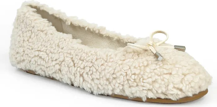 Patrina Faux Shearling Flat (Women) | Nordstrom