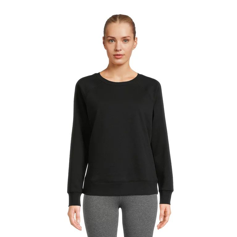 Athletic Works Women's Fleece Crewneck Sweatshirt, Sizes XS-XXXL | Walmart (US)