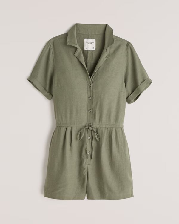 Utility Romper | Abercrombie & Fitch (US)