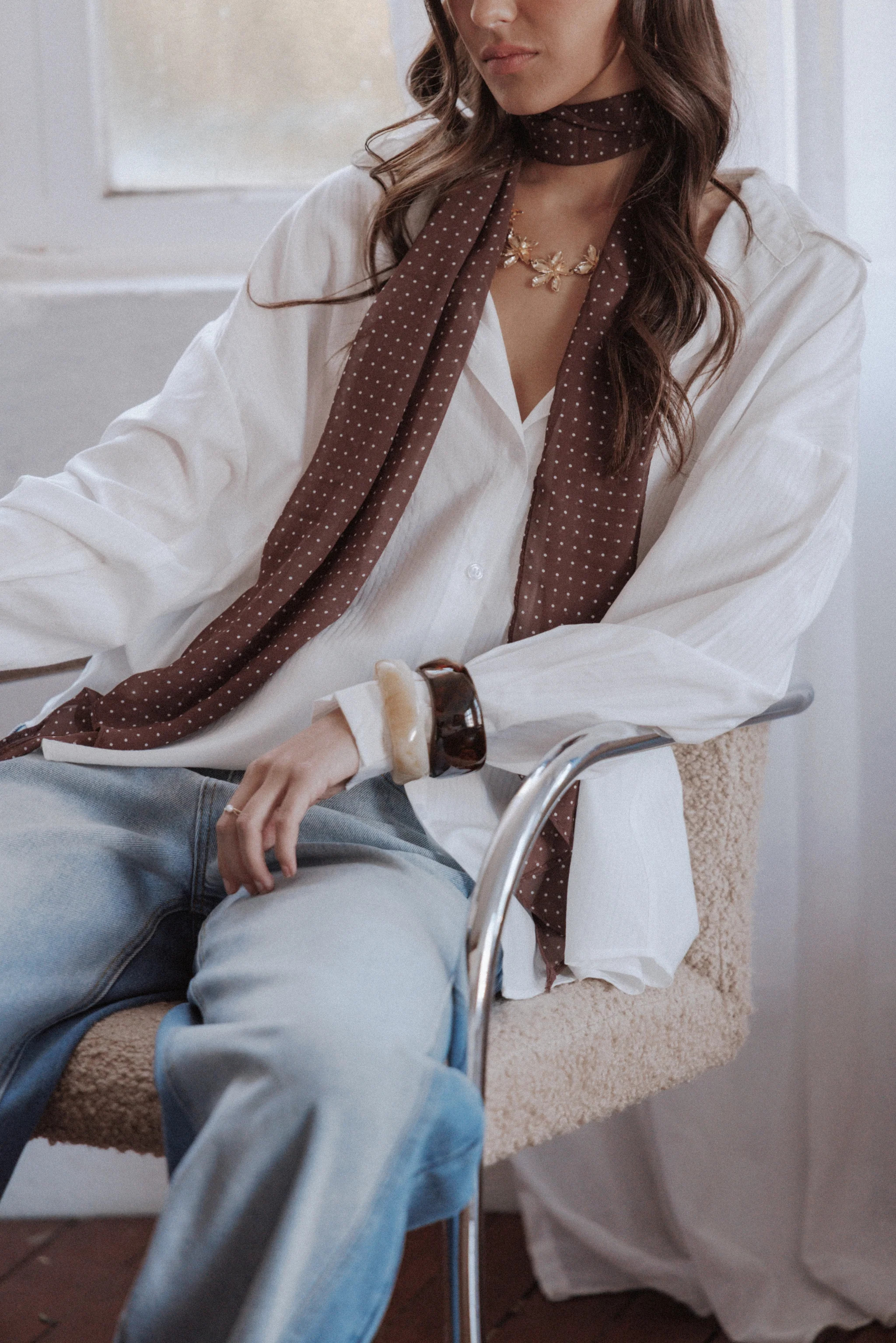 Amber Scarf - Brown | Petal & Pup (US)