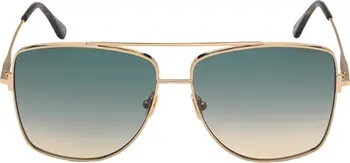 Reggie 61mm Gradient Aviator Sunglasses | Nordstrom