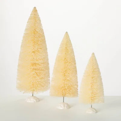 Bottle Brush Tree Set, Christmas Décor | AllModern