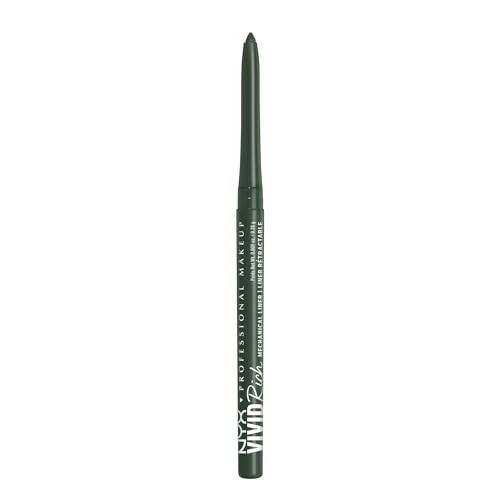 NYX PROFESSIONAL MAKEUP Mechanical Eye Pencil, Vivid Rich Mechanical, Creamy Retractable Eyeliner - Emerald Empire, Emerald Green Eyeliner | Amazon (US)