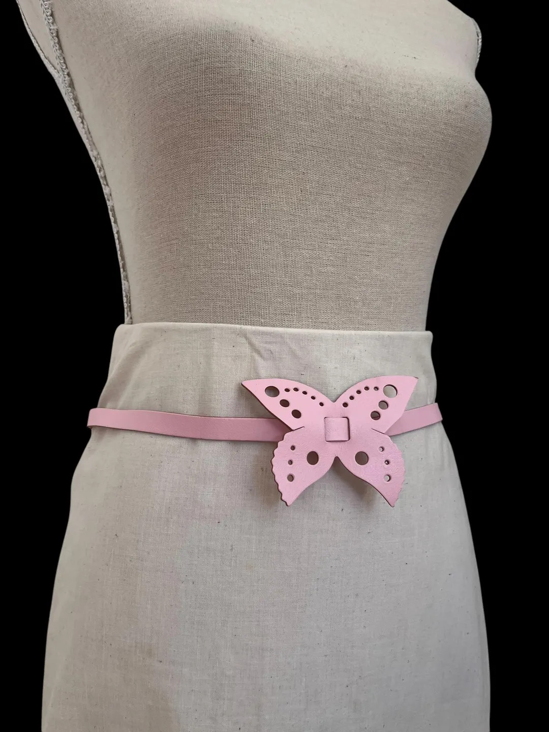Vintage Womens Pink Butterfly Waist Belt - 1970s Retro Hippie Style | Etsy (US)