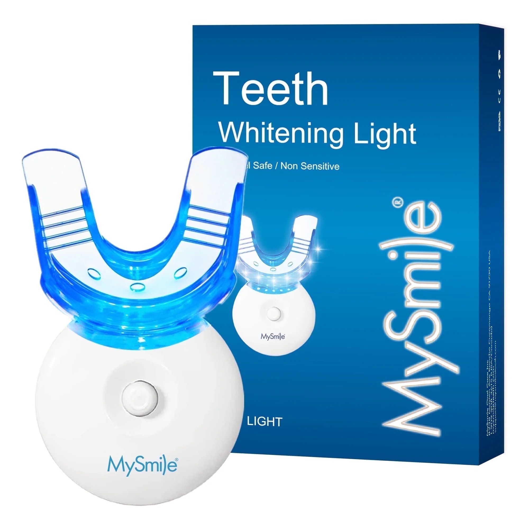 MySmile 5-LED Teeth Whitening Light for Teeth Whitening Kit Accelerator with Teeth Whitening Tray... | Walmart (US)