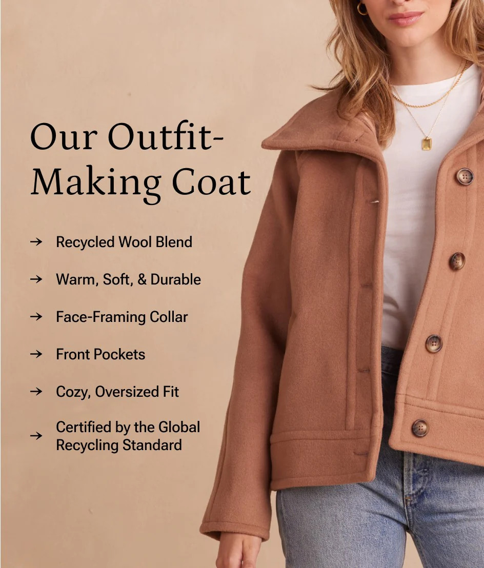 The Warmest Wool Short Coat 
            | 
              
              
                $165
  ... | SummerSalt