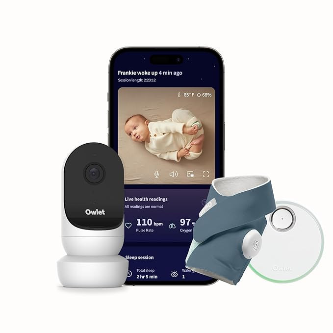 Owlet® Dream Duo Smart Baby Monitor: FDA-Cleared Dream Sock® Plus Owlet Cam 2- Tracks & Notifie... | Amazon (US)