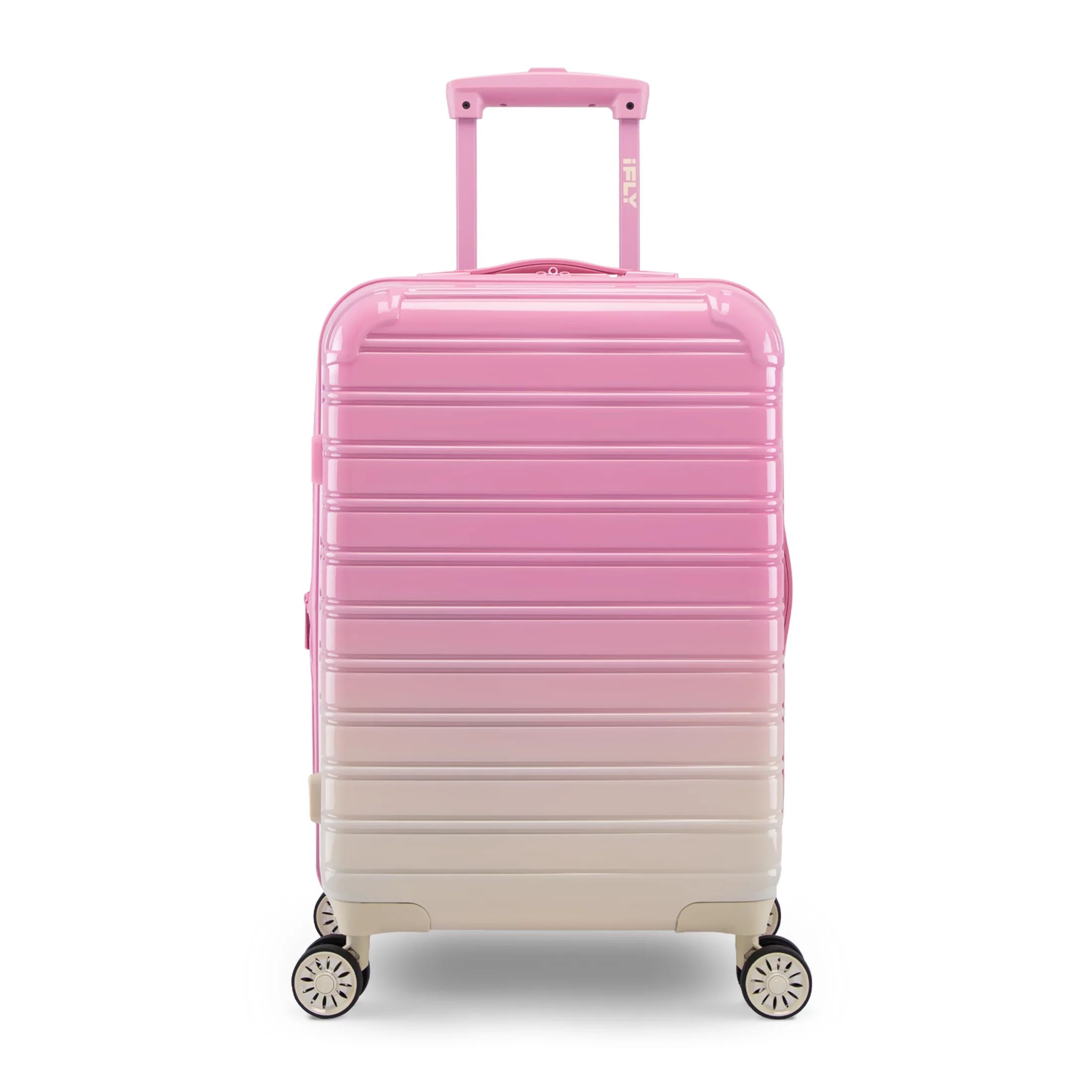 iFLY Hardside Fibertech Carry-on Luggage 20", Strawberry Lemonade | Walmart (US)