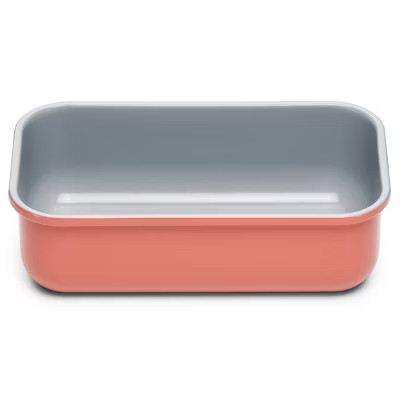 Caraway Home 4.49" Nonstick Ceramic Loaf Pan Terracotta: Bread Loaf Pan, Caraway Bakeware, Hand Wash, Rectangle Shape | Target