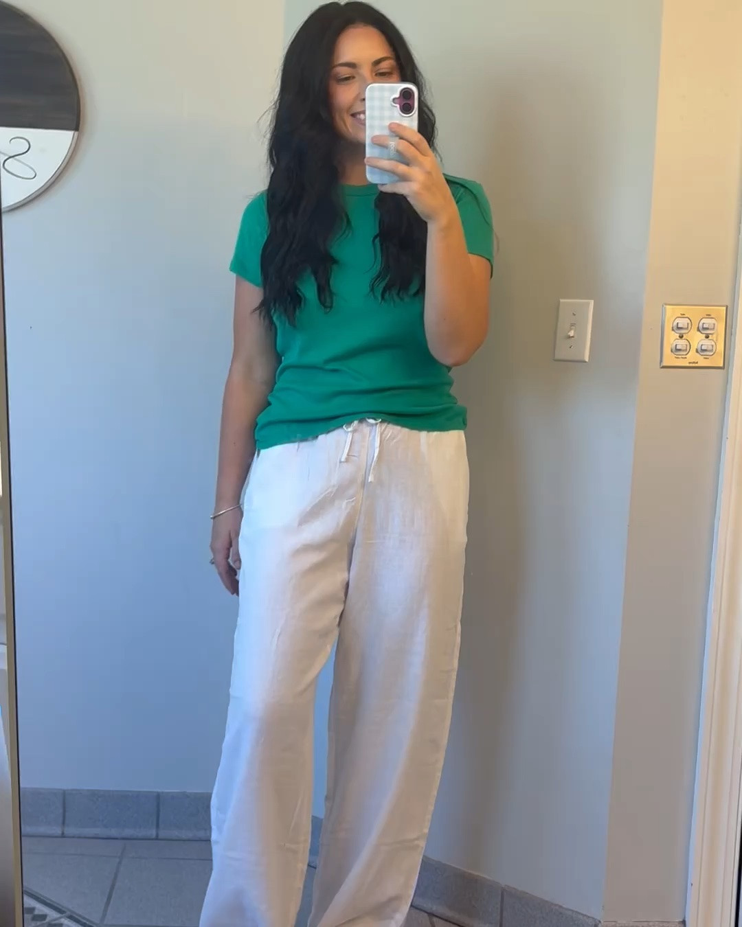 The pants I’ll be living in all summer ☀️ These are lightweight, comfy, and somehow make every outfit feel expensive. I threw them on with a simple tee and instantly felt like I had my life together.

Perfect for errands, brunch, beach trips, or just pretending you’re on a coastal vacation. And the best part? They’re actually comfortable.

Linen pants season is officially here, and I’m not looking back. #linenpants #momootd  #gap #gappartner #summeroutfit

#LTKootd #LTKgrwm #LTKmomlife