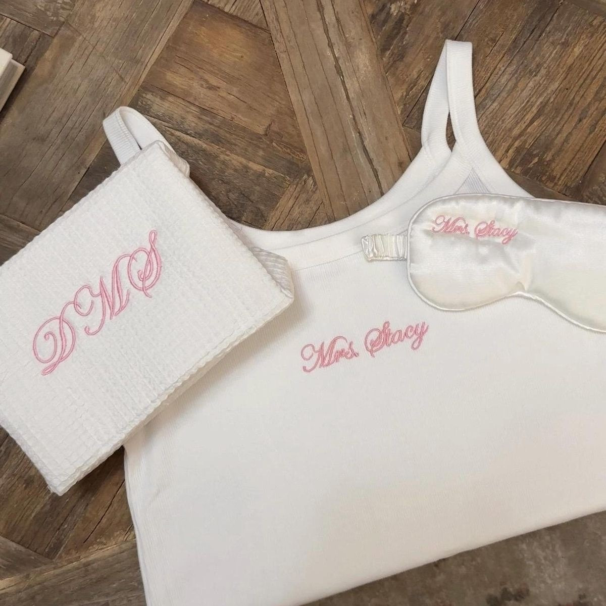 Gifts for the bride. Pink bride bundle personalized set  

#LTKWedding