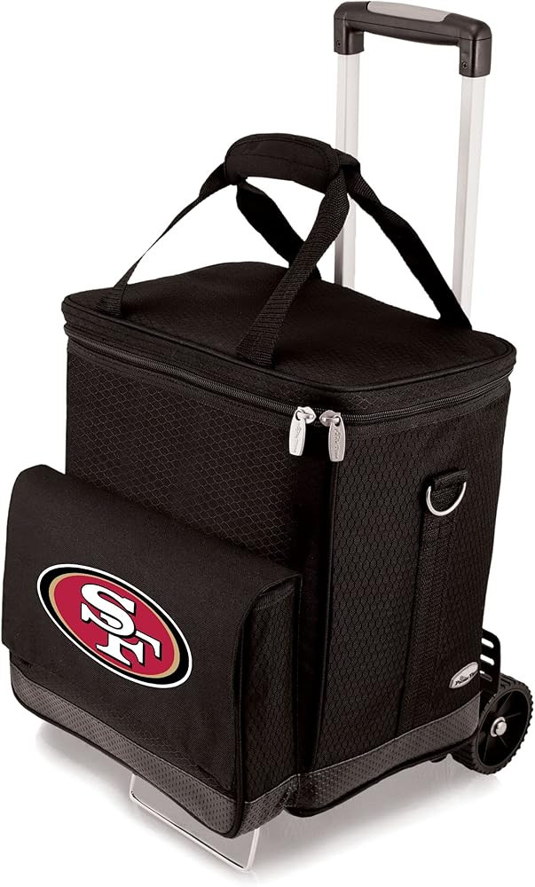 PICNIC TIME NFL Unisex-Adult NFL Cellar 6-Bottle Wine Carrier & Cooler Tote with Trolley | Amazon (US)