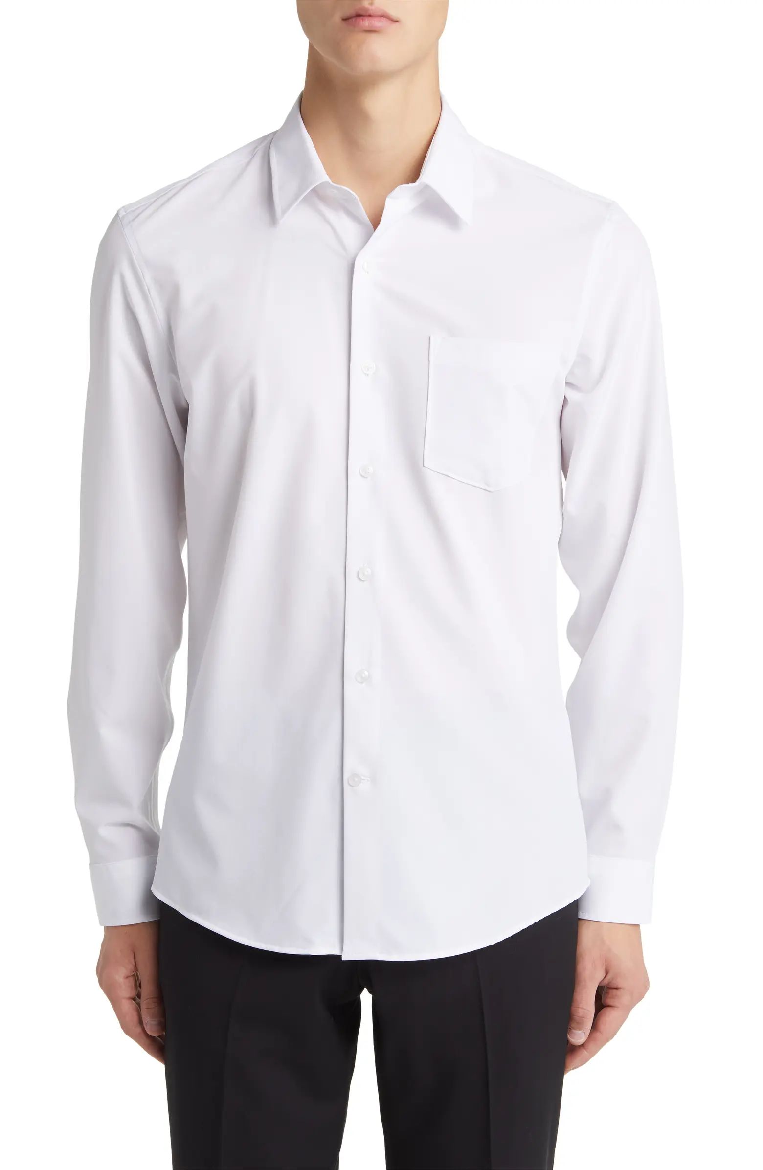 Solid Button-Up Shirt | Nordstrom
