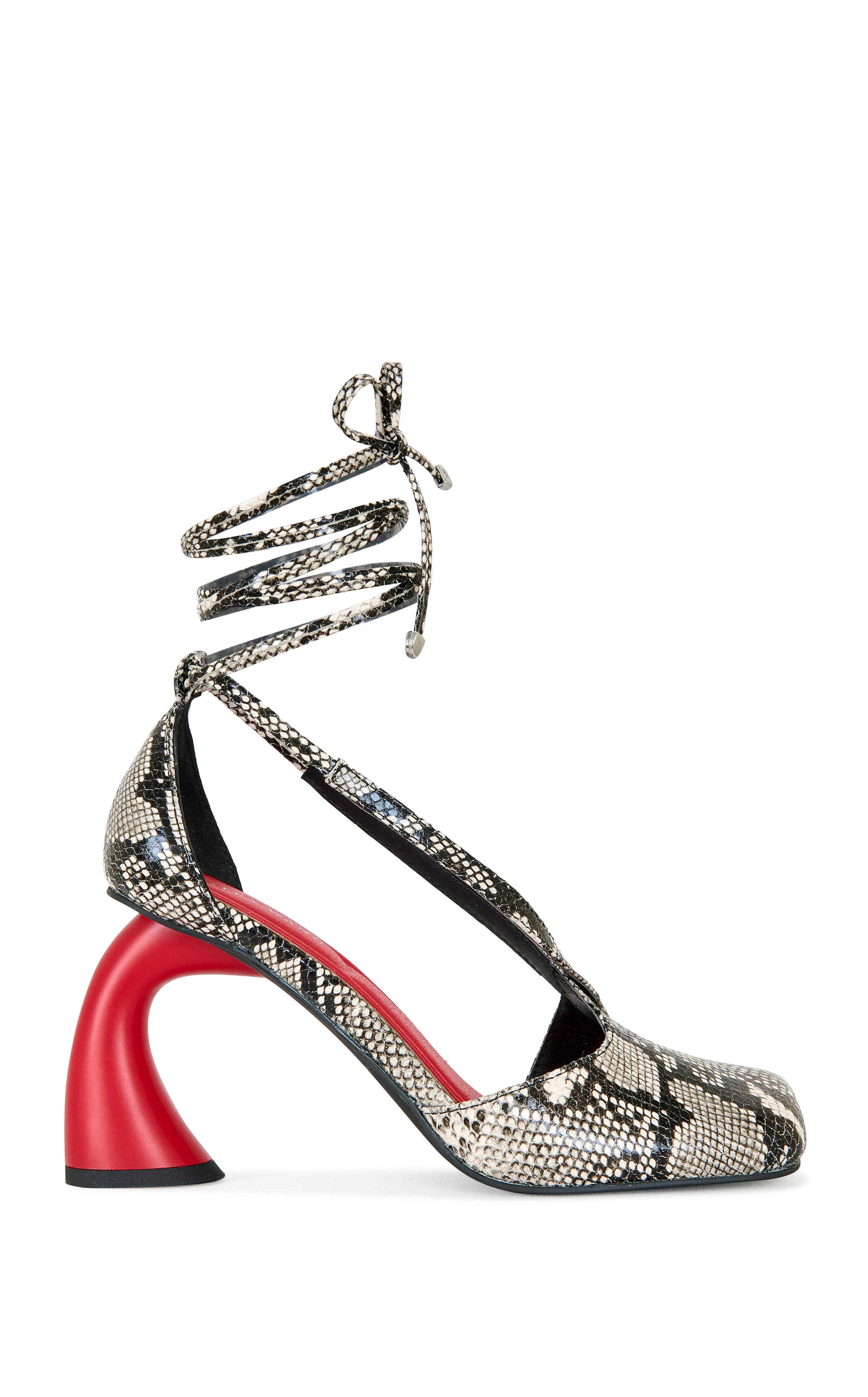 BUIKY-SNAKE WRAP-AROUND PUMP | Azalea Wang