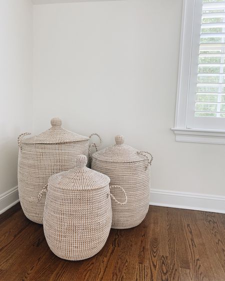 Serena & Lily La Jolla Baskets on sale for 20% off with code SPRING 

Home decor, lidded baskets, bedroom, storage, living room

#LTKhome #LTKsalealert