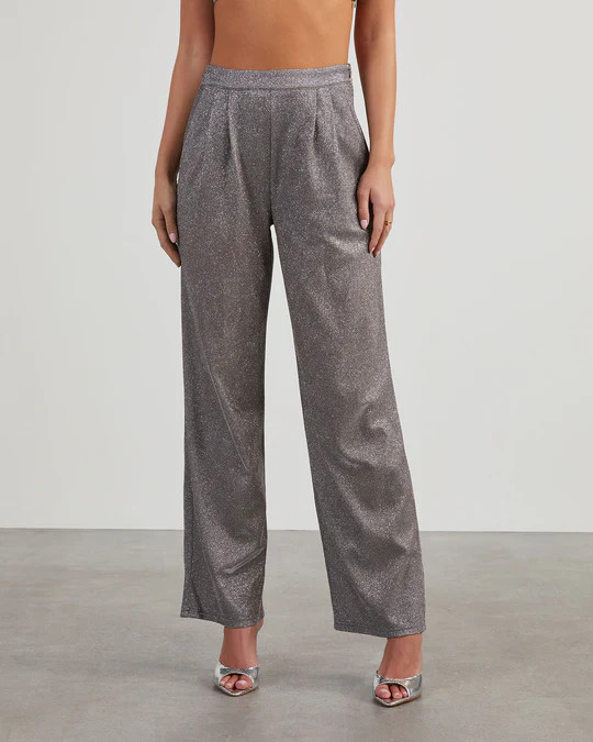 Jordy Metallic Trouser Pants | VICI