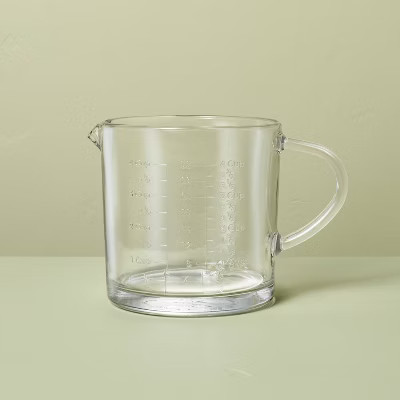 4 Cup Tempered Soda Lime Glass Measuring Cup - Hearth & Hand™ with Magnolia | Target