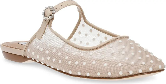 Gwinnie Imitation Pearl Mary Jane Mule (Women) | Nordstrom