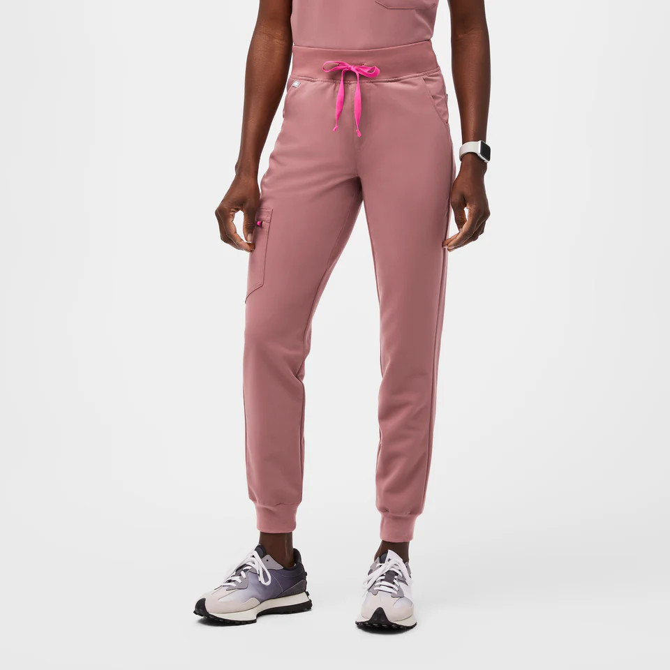 Women’s High Waisted Zamora™ Jogger Scrub Pants - Mauve · FIGS | FIGS