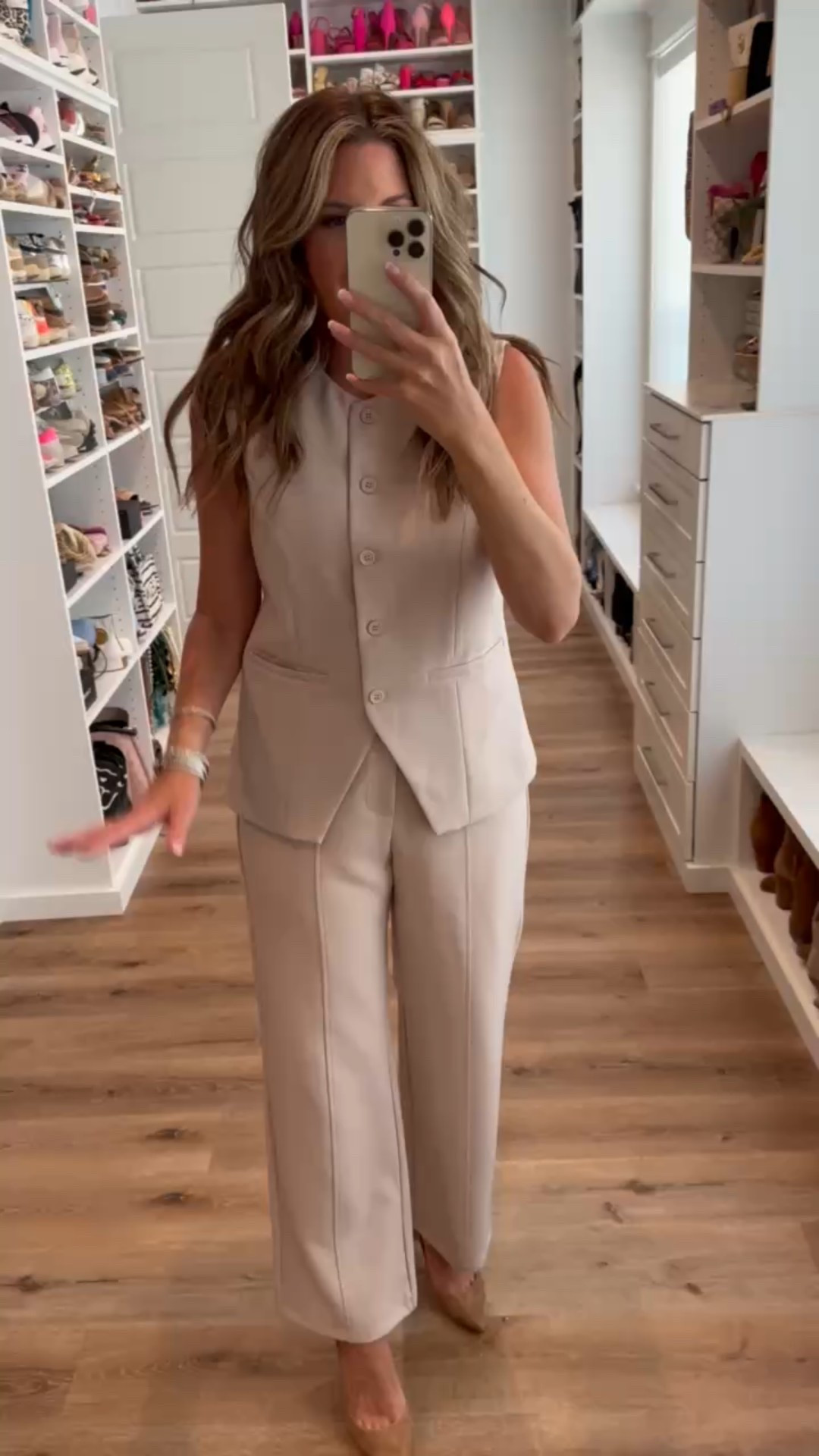 Chic and classic summer work wear in neutral tones—all from Amazon. I love a polished piece that looks professional but can also transition into happy hour! In a medium 2 piece set with vest and wide leg pants, suede pumps and accessories- fits tts. Shop dandy, neutral, classic, work outfit, old money, timeless, closet staple, teacher outfits

#LTKWorkwear #LTKStyleTip #LTKFindsUnder50