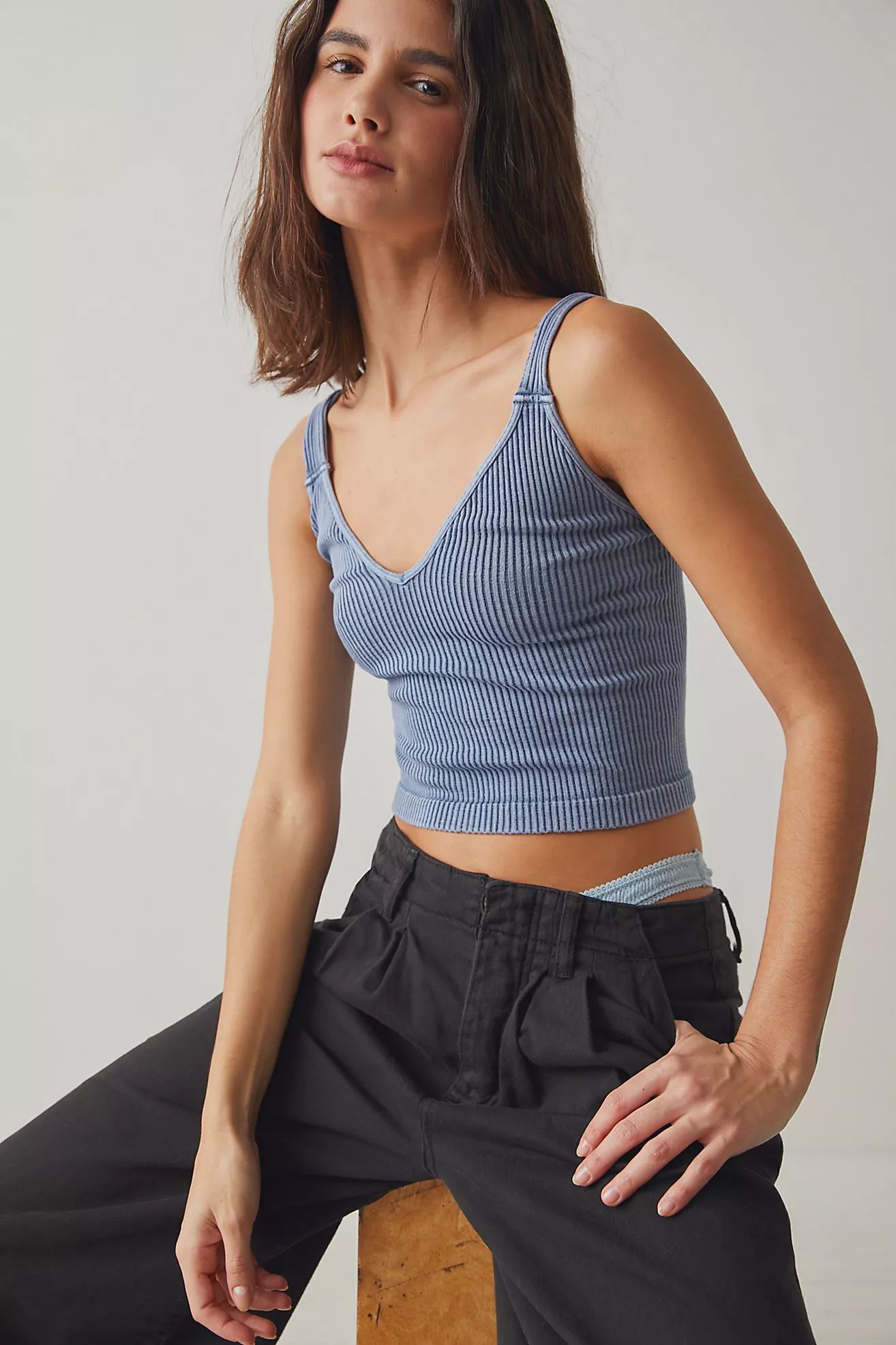 Washed Seamless Crop | Free People (Global - UK&FR Excluded)