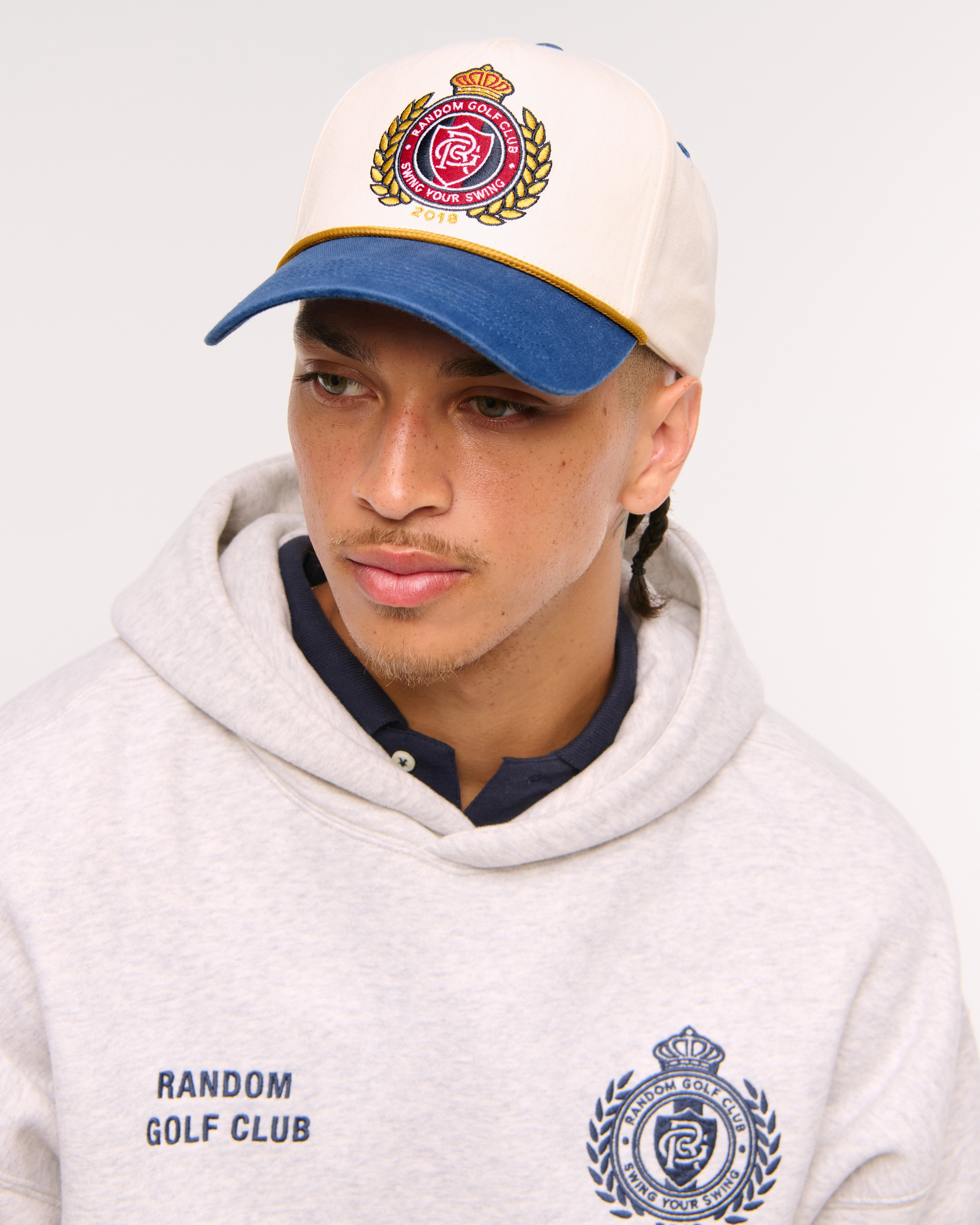 Random Golf Club Snapback Hat | Abercrombie & Fitch (US)