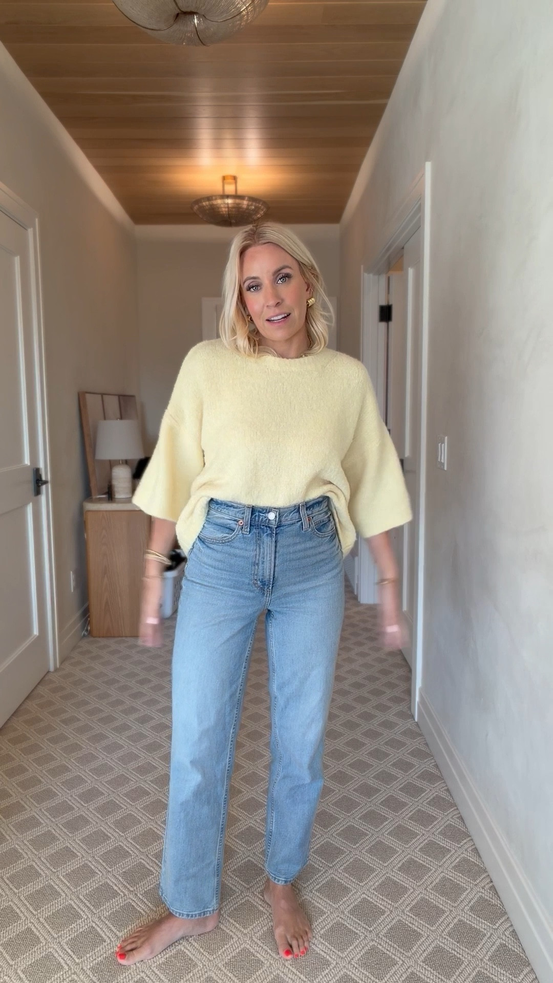 Here is the yellow top! I see this color making a comeback! I wear a medium

#LTKFindsUnder100 #LTKootd #LTKFindsUnder50