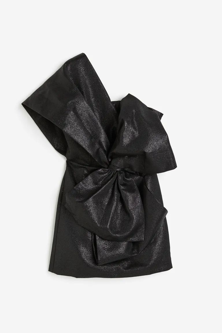 Bow-front mini dress | H&M (UK, MY, IN, SG, PH, TW, HK)