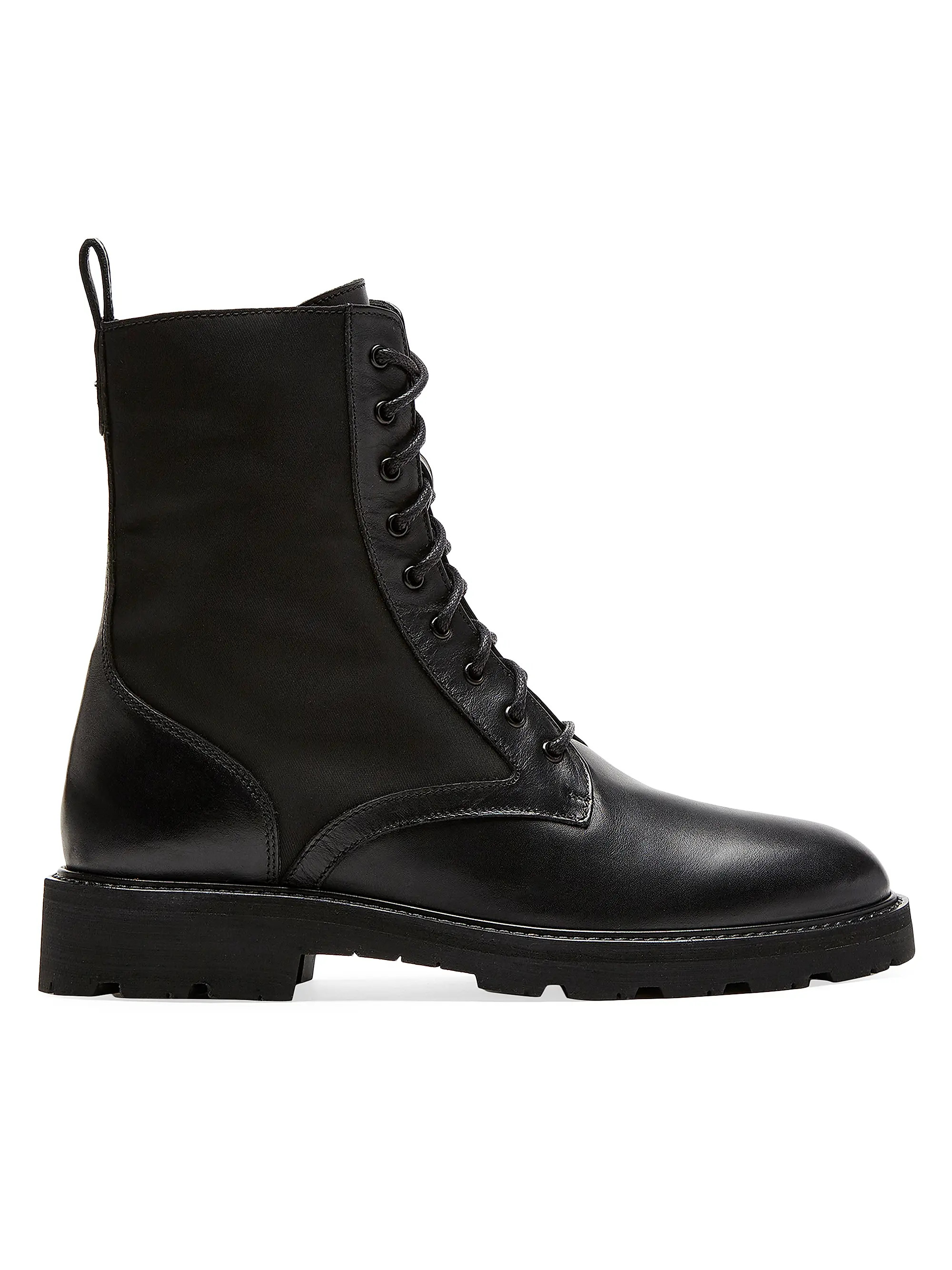 Quint 40MM Leather & Nylon Booties | Saks Fifth Avenue