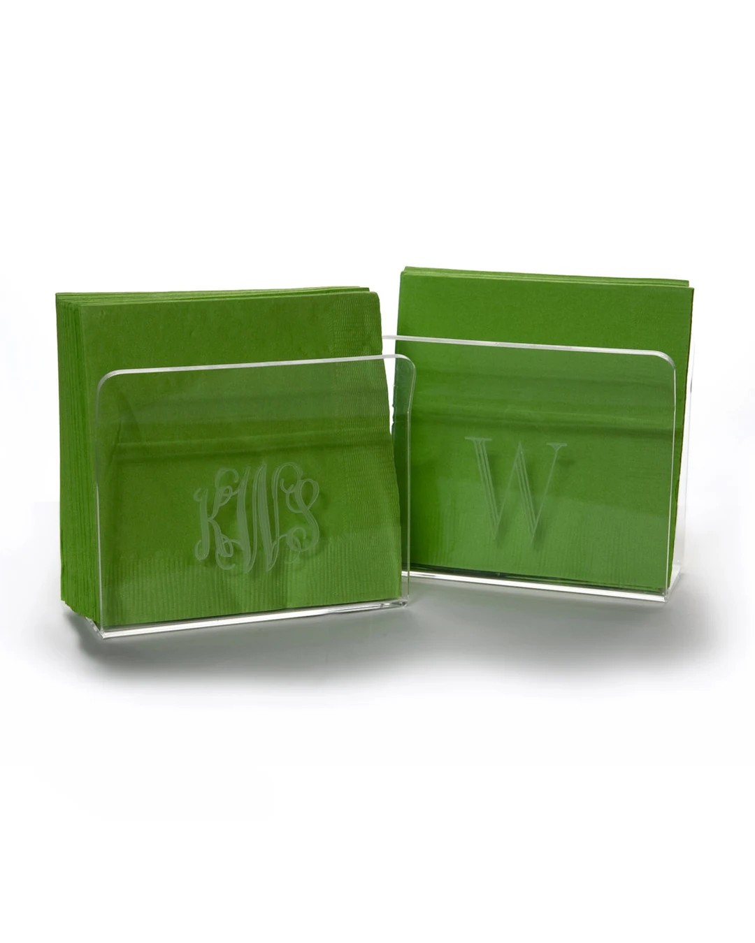 Monogrammed Acrylic Napkin Holder Engraved Acrylic Napkin - Etsy | Etsy (US)