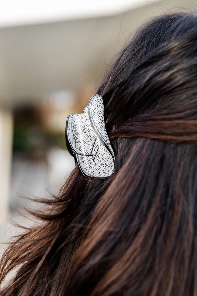 If I Was A Cowboy Cowboy Hat Claw Clip | Pink Lily