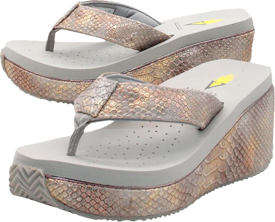 VOLATILE Womens Frappachino Casual Sandals Casual Mid Heel 2-3" - Brown | Amazon (US)