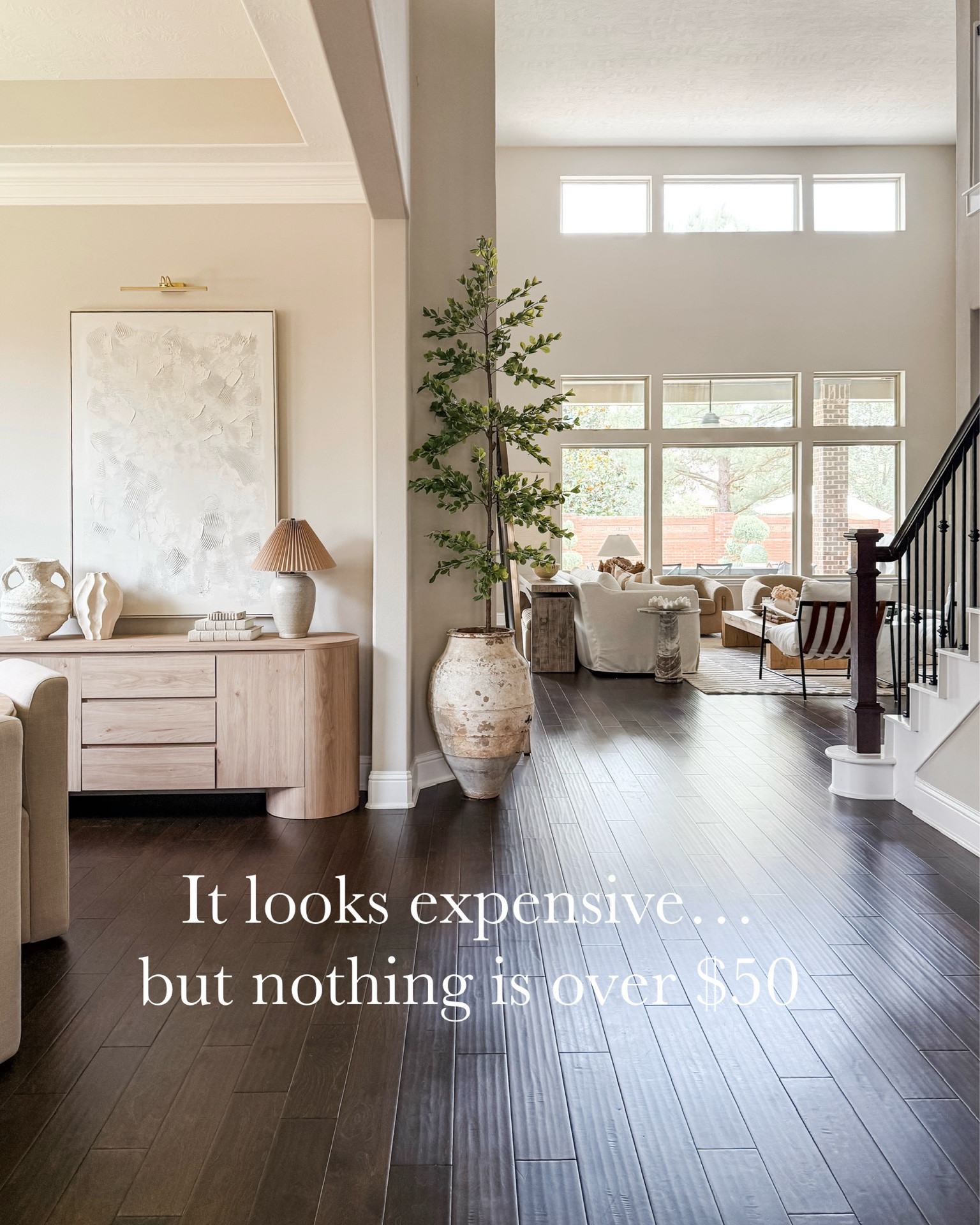 Giving chic, elevated, designer-inspired… without the designer price tag. ✨ A few affordable home finds in my home that look far more expensive than they are. Proof that you really can mix high + low and still create a beautiful, layered space.

Affordable home decor, designer look for less, chic home finds, elevated home styling, transitional home decor, cozy home aesthetic, Amazon home finally